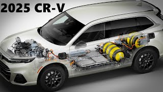 2025 Honda CR-V Hydrogen Fuel Cell System Technology plug-in hydrogen fuel cell electric vehicle