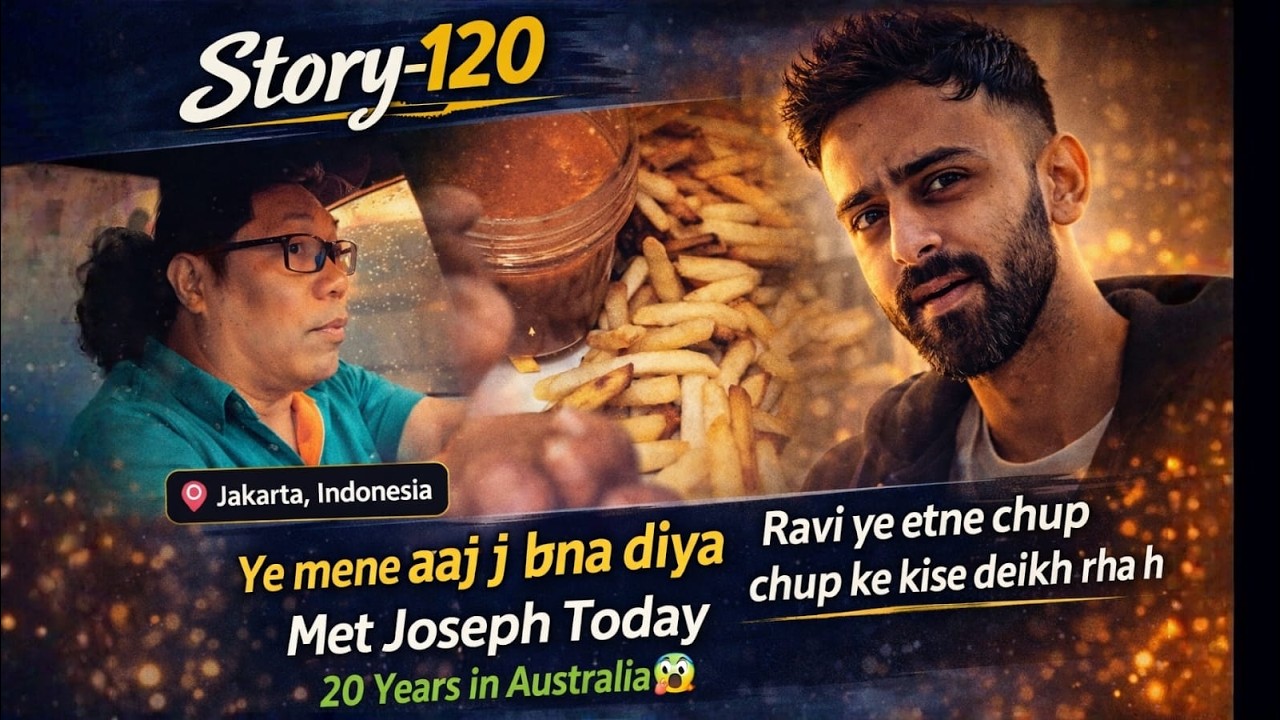 Story-120 | Rainy Day, Kind People & Homemade Fries 🍟|A Pahadi in Indonesia|7 March 2026