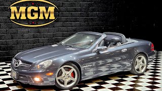 Match Highlights 2009 Mercedes Benz SL550 Roadster 1 Owner Rare Capri Blue Panoramic Hardtop AMG Sport Pkg FOR SALE!
