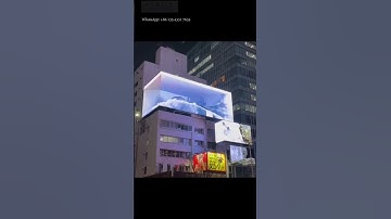 Outdoor 3d led display screen P4 81 P3 91 P2 976