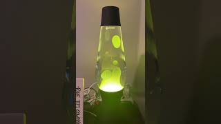 Mathmos Astro Lava Lamp blue/green lit room (clear fluid)