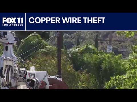 Wire theft and high winds leave Foothill neighborhoods without internet