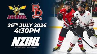 NZIHL 2026 | Botany Swarm vs. Canterbury Red Devils | Ice Hockey Stream