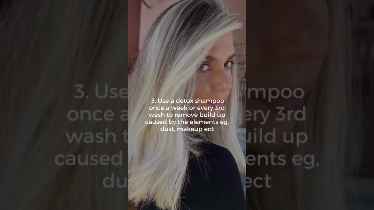 How to keep your blonde bright? #blonde #haircolor #hairtransformation #shortsfeed