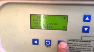 Easy Touch Heater operation.