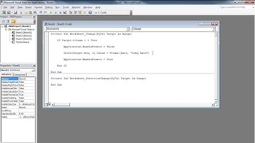 How to Format Date in Excel via VBA