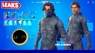 Paul Atreides \& Chani (Zendaya), Sand Walk Emote and other Dune Cosmetics Early showcase シ