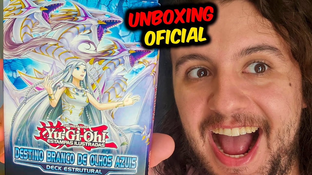 🔴 YU-GI-OH! Destino Branco de Olhos Azuis - UNBOXING OFICIAL + SORTEIO 🔴