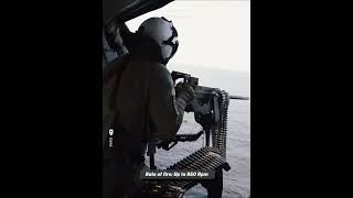 Inside the M240 Door Gun System on a Military Helicopter  #military #airforce #army