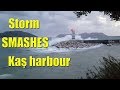 Storm SMASHES Kaş harbour - Sailing A B Sea (Ep.053)