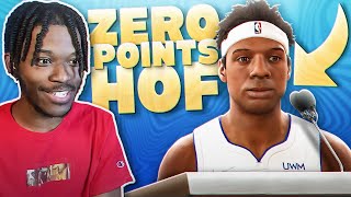 I Tried To Make The Hall of Fame With 0 Points in NBA 2K22