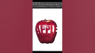 Text Effect - Apple Typography - Photoshop Tutorial  #photoshoptutorial photoshopediting #photoshop