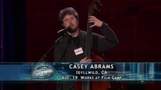 Casey Abrams - Georgia on My Mind, American Idol 2011 Hollywood Week screenshot 4