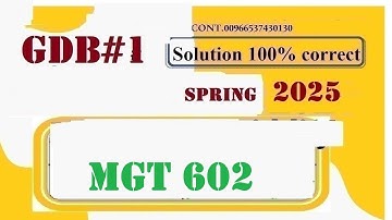 Virtual University MGT602 GDB 1 Solution | Fall 2025 | Entrepreneurship Assignment