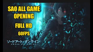 Sword Art Online Game Opening Song 1-5 Fhd 60Fps