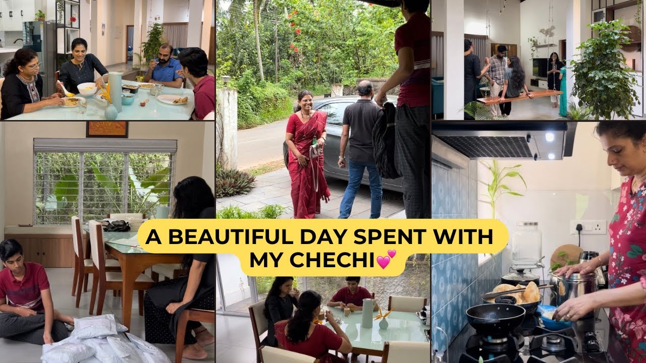 വീട്ടിൽ ചേച്ചി വന്നപ്പോൾ 💃🏻♥️ A beautiful day spent with my Chechi💕