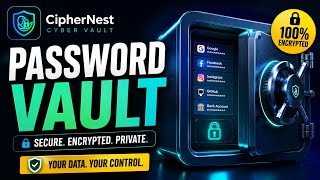 Cybersecurity Password Vault Cybersecurity Project | CSE Project 2026 Source Code
