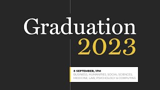 University of Buckingham 2023 Graduation - Ceremony 1 (8 September 13:00 BST)
Our September 2023 graduation ceremony for students of Business, Humanities, Social Sciences, Medicine, Law, Psychology & Computing.
https://www.buckingham.ac.uk/graduation/
#uniofbuckingham University of Buckingham 2023 Graduation - Ceremony 1 (8 September 13:00 BST)