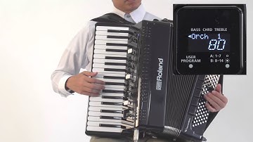 Roland FR-4x/FR-4xb V-Accordion “Playing Non-Accordion Sounds (For Right-Hand)”