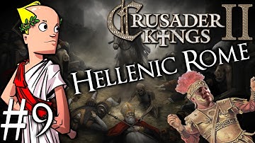 Crusader Kings 2 | Hellenic Roman Restoration Live | Part 9 | The Child Emperor