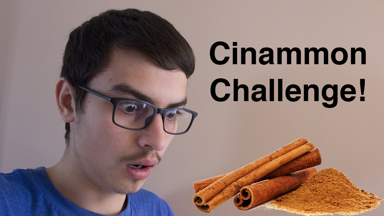 Andrew does the Cinnamon Challenge YouTube