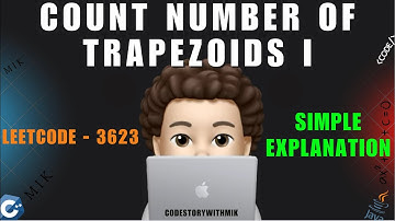 Count Number of Trapezoids I | Simplest Explanation | Detailed | Leetcode 3623 | codestorywithMIK