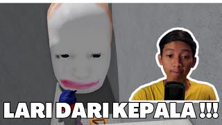 KABUR DARI KEPALA MENYERAMKAN !!! Escape Runing Head - ROBLOX INDONESIA