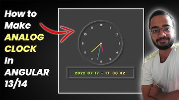 How to Create Analog and Digital Clock in Angular 13/14? | HTML CSS TypeScript | 2022