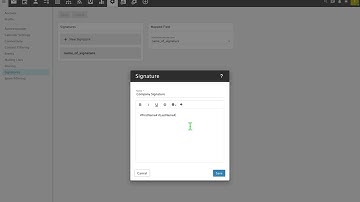 Create User Signatures in SmarterMail