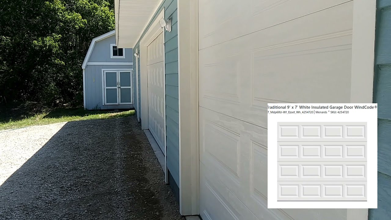Menards Garage (24' x 48') Kit: Garage Door Framing and FINAL COS...
