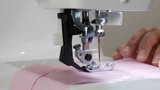 NECCHI C32E Tutorial - Dual feed system (DFS) / Creator Series
