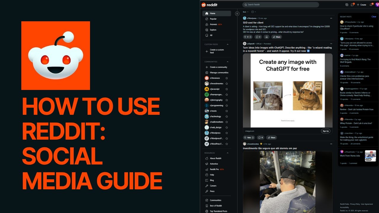 How To Use Reddit: Usage Guide and Social Media Startup 👾📲