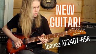 Ibanez AZ2407F-BSR Guitar Demo & Solo