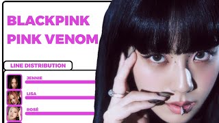 Blackpink - Pink Venom (line distribution)