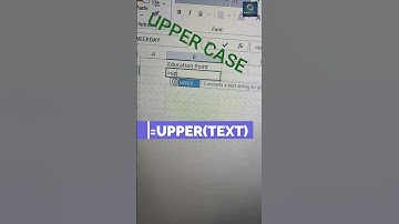 Upper,lower,Proper Case in Excel
