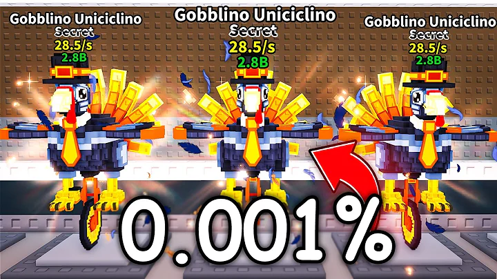 WORLDS FIRST To Get NEW LIMITED TURKEY In Roblox Steal a Brainrot..