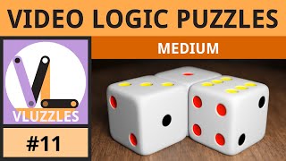 The Three Dice - VLuzzles #11 - Medium - Video Logic Puzzles screenshot 2