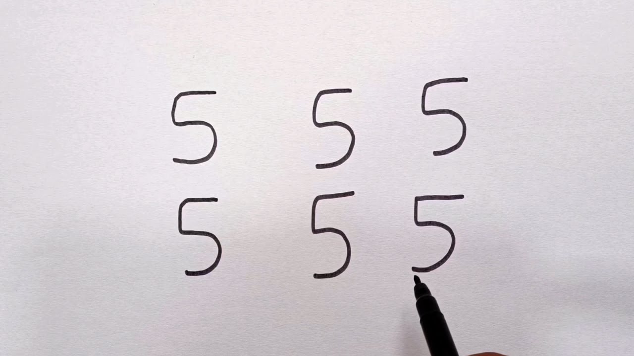 How To Draw Lion With 555555 Number Lion Drawing Step By Step YouTube