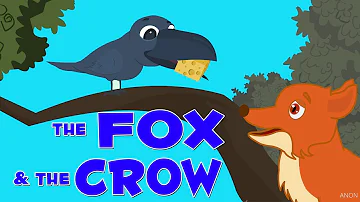 English Stories For Kids | The Fox And The Crow | Short Stories With Moral For Children