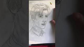 REFERENCE VS ART 🌝 #cover #singer #songwriter #rapper #art #artist #drawing #sketch