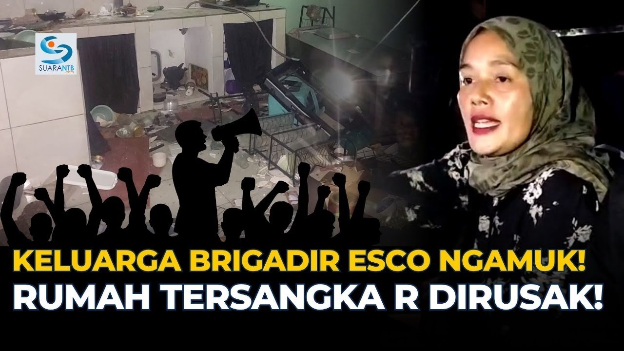 Massa Keluarga Brigadir Esco Diduga Rusak Rumah Tersangka R