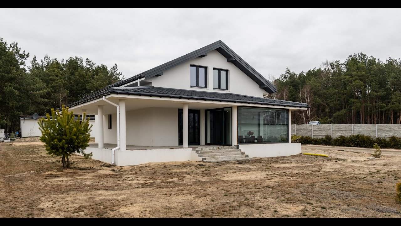 A modern house with a beautiful plot of land and an apartment in the forest buffer zone - Дім - Продаж - Wyszkowski, Wyszków