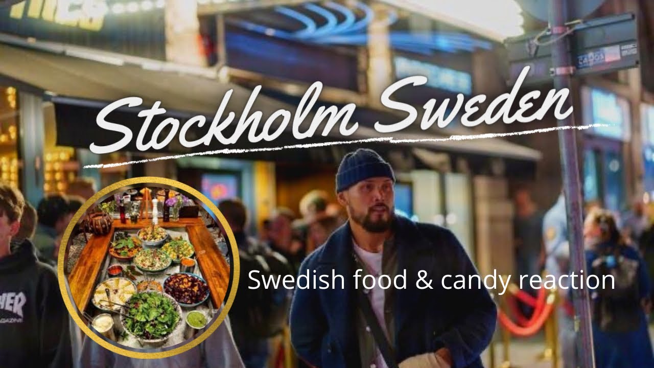 STOCKHOLM SWEDEN VLOG EP 14 //VEGAN FOOD & LICORICE/SWEDISH FOOD REACTION/HOW TO TRAVEL EUROPE 2022