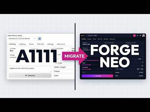 How to Install Stable Diffusion WebUI Forge Neo (2026) - Migrate from A1111