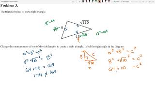 8th Grade Math - Unit 7, Lesson 8 Anchor Problems