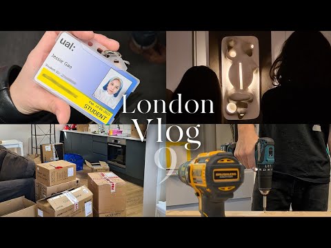 (中文CC) I moved again & my first 2 weeks at UAL | 伦敦艺术大学 | London Vlog #9