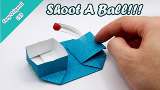 DIY Fun Origami Game for Kids - Shoot a Ball