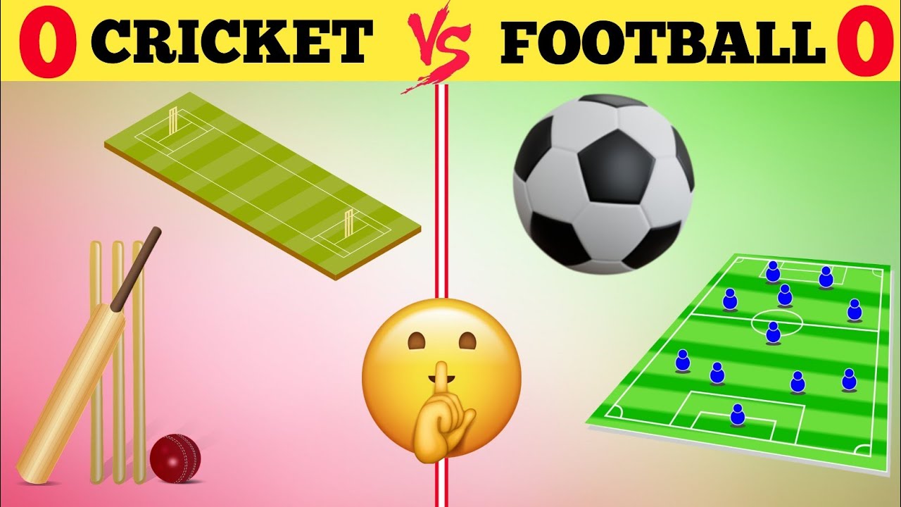 Cricket Vs Football Comparison cricket football YouTube