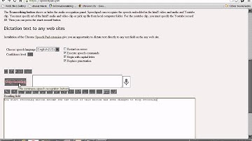 Speech Pad - online speech recognition service