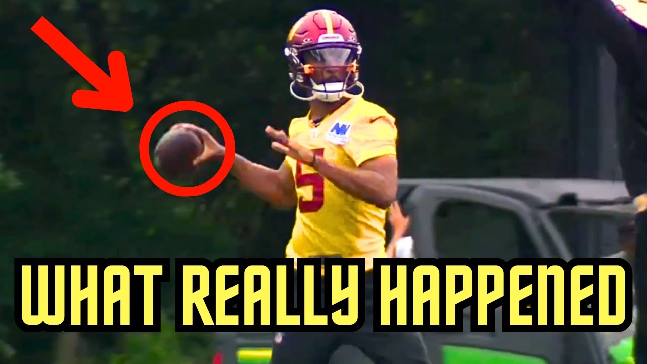 Jayden Daniels MAKING PLAYS At Washington Commanders OTAs - FIRST LOOK At Ben Sinnott & Sam Hartman